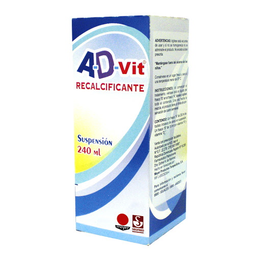 A D Vit Susp Recalcificante 240 Ml Siegfried 