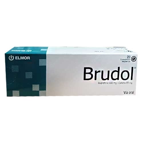 Brudol Com/rec 400mg/65mg X 20 