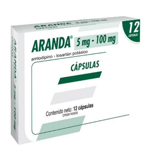 Aranda Cap 5mg/100 Mg X 12 Lab Farma 