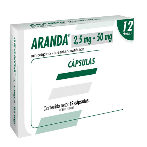 Aranda Cap 2.5mg/50mg X 12 