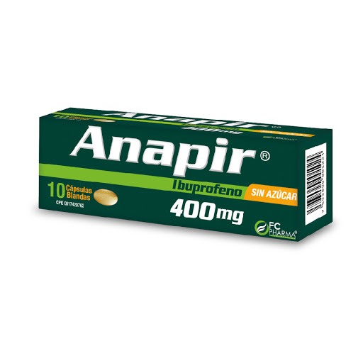 Anapir Cap/bld S/azucar 400 Mg X 10 Fc Pharma 