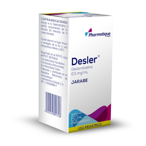 Desler Jbe Ped 0.5 Mg X 60 Ml Galeno 