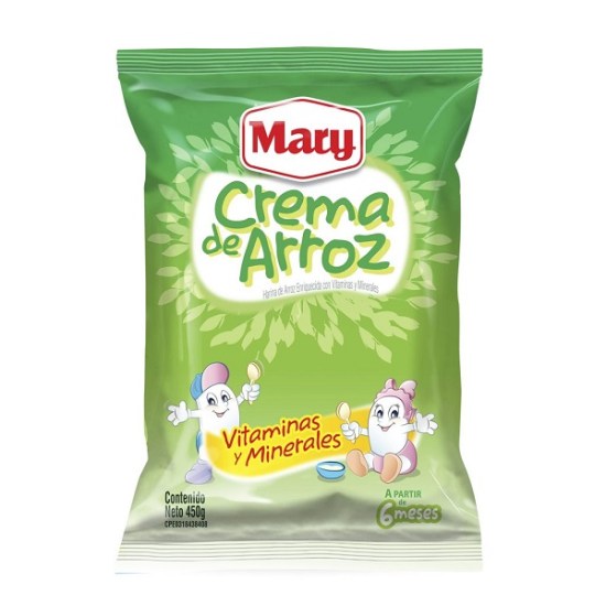 Crema D/arroz Mary Bolsa 450 G 