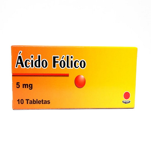 Acido Folico Tab 5 Mg X 10 