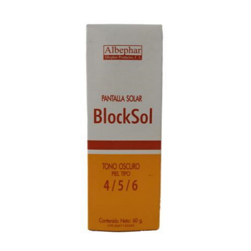 Prot Sol Blocksol Tono Oscuro 60 G 