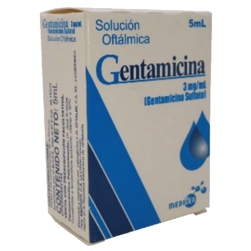 Gentamicina Sol Oft 0.3 % X 5 Ml Medigen 
