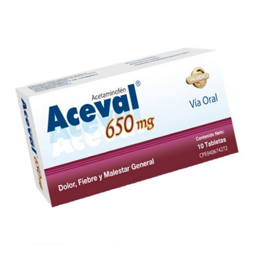 Aceval Tab 650 Mg X 10 