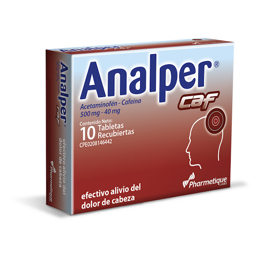 Analper Caf Tab/rec 500mg/40mg X 10 