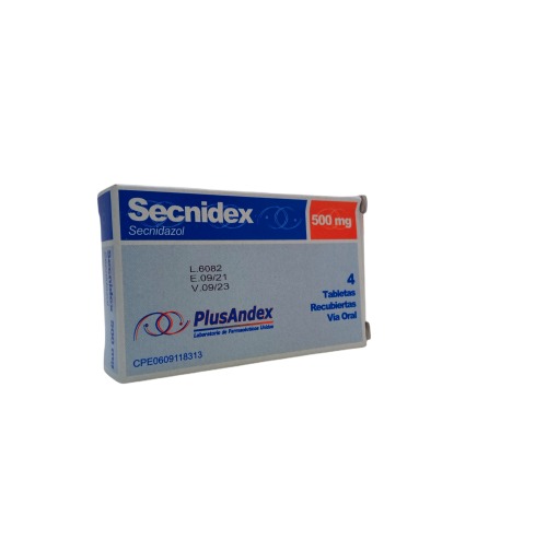 Secnidex Tab/rec 500 Mg X 4 