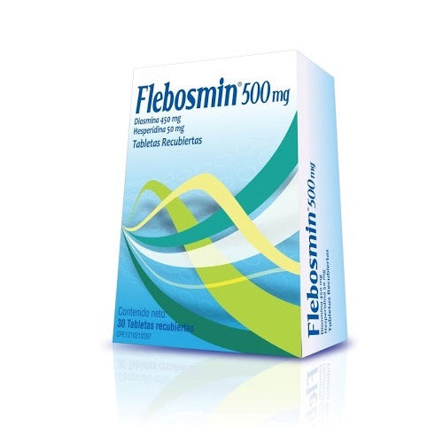 Flebosmin Tab/rec 500 Mg X 30 