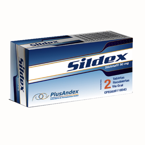 Sildex Tab/rec 50 Mg X 2 