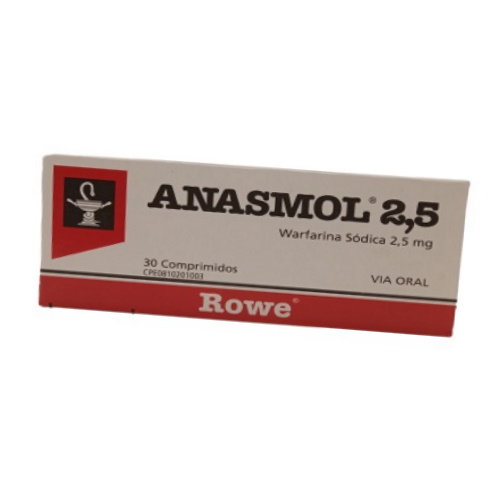 Anasmol Com 2.5 Mg X 30 Rowe 