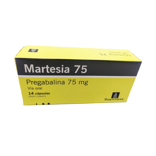 Martesia Cap 75 Mg X 14 Roemmers 