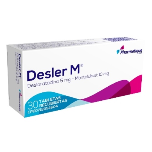 Desler M Tab/rec 5mg/10mg X 30 Pharmetique 