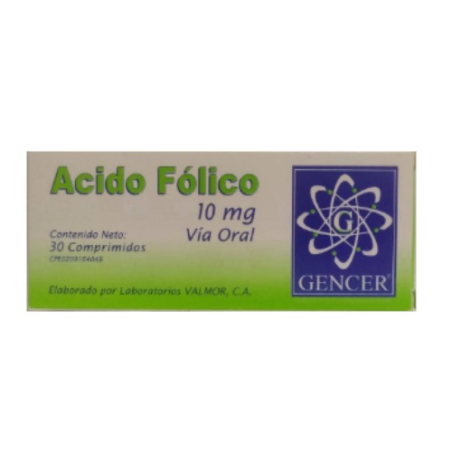 Acido Folico Tab 10 Mg X 30 