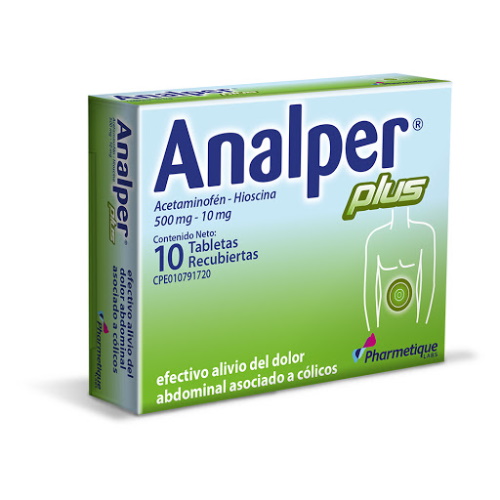 Analper Plus Tab 500mg/10mg X 10 La Sante 
