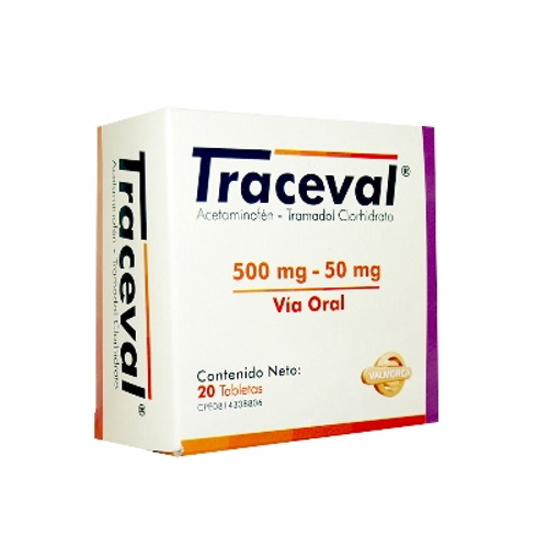 Traceval Tab 500 Mg/50 Mg X 20 