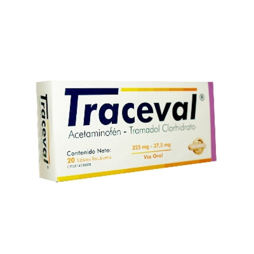 Traceval Tab/rec 325mg/37.5 Mg X 20 