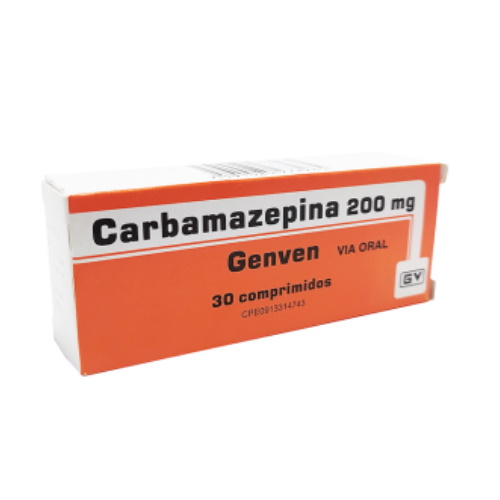Carbamazepina Com 200 Mg X 30 Genven 