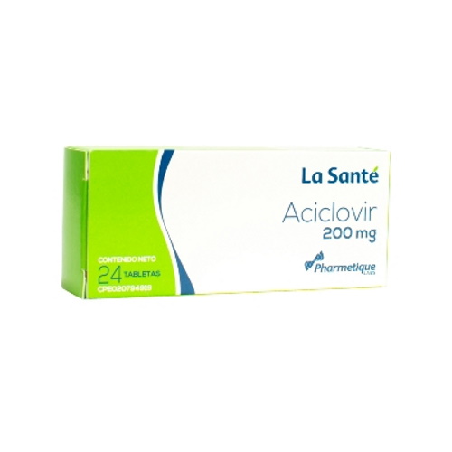 Aciclovir Tab 200 Mg X 24 La Sante 