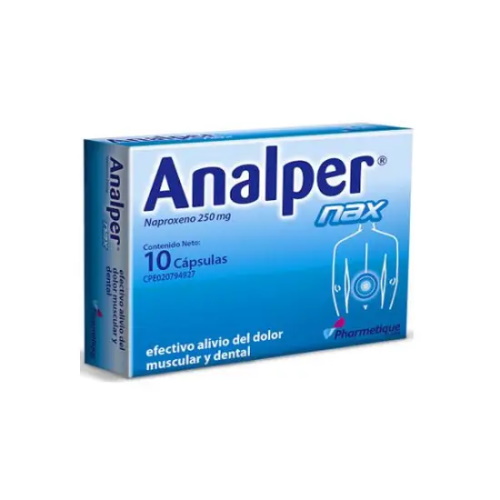 Analper Nax Cap 250 Mg X 10 Pharmetique 