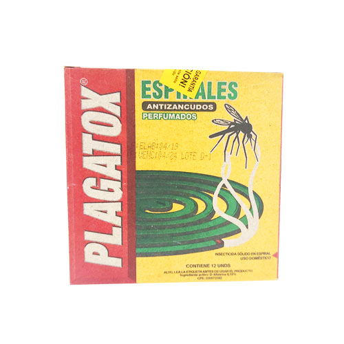 Repelente Plagatox Antizancudos Espiral X 12 