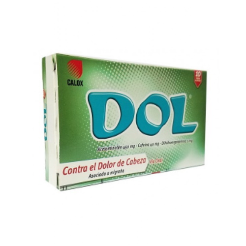 Dol Tab/rec 450mg/40mg/1mg X 10 Calox 