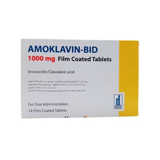 Amoklavin-bid Tab 1000 Mg X 14 