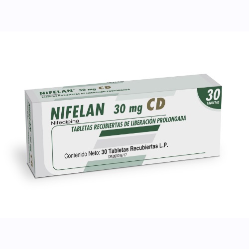 Nifelan Tab/rec Lib/pro 30 Mg X 30 