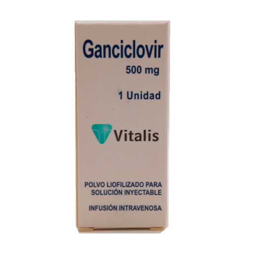 Ganciclovir Iny Iv X 500 Mg 