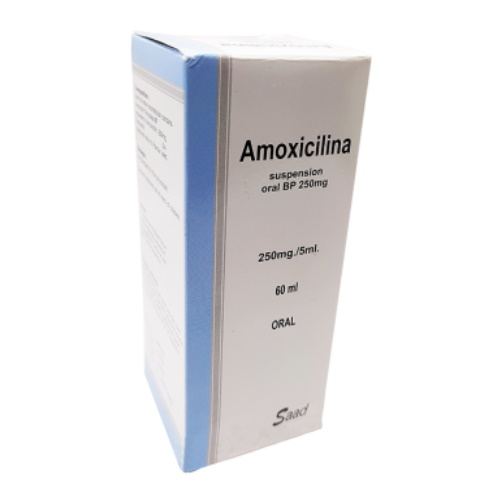 Amoxicilina Susp 250mg/5ml X 60 Ml Saad 