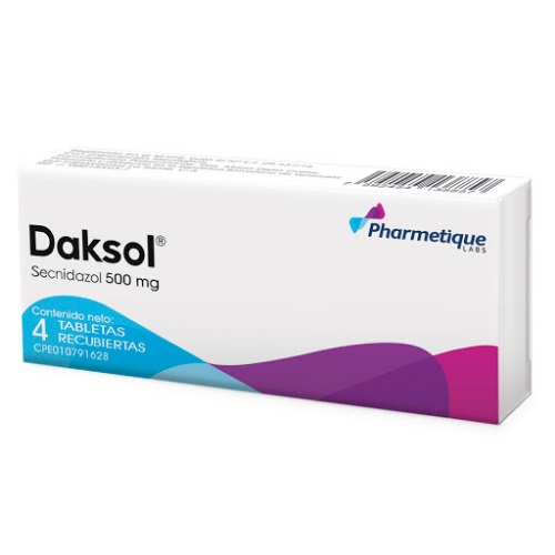 Daksol Tab/rec 500 Mg X 4 Pharmetique 