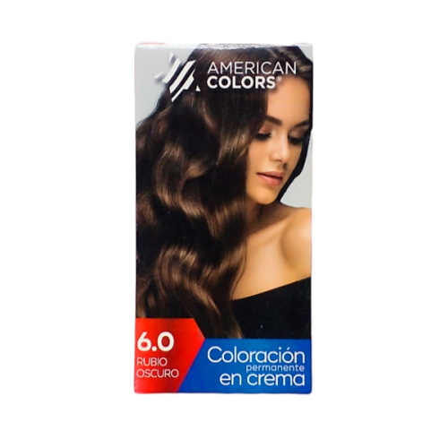 Kit D/tinte American Colors N/6.0 Rubio Oscuro 