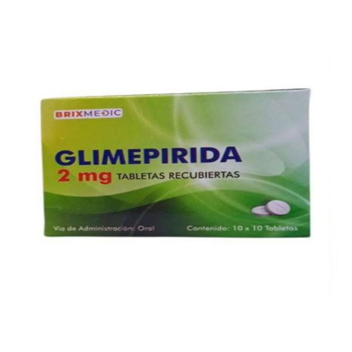 Glimepirida Tab 2 Mg X 10 Brixmedic 