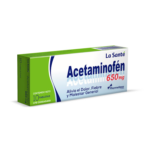 Acetaminofen Tab 650 Mg X 10 