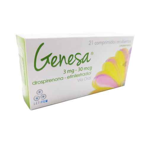Genesa Com 3 Mg/30 Mcg X 21 