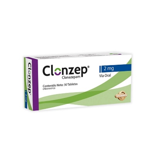 Clonzep Tab 2 Mg X 30 