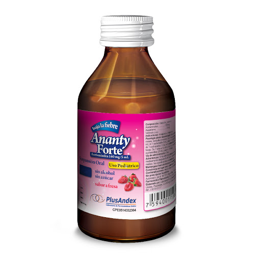 Ananty Forte Jbe Ped 160mg/5ml X 120 Ml 
