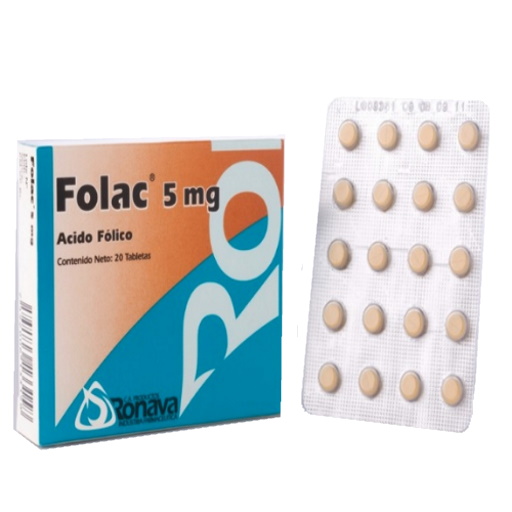 Folac Tab 5 Mg X 20 