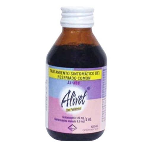 Alivet Jbe 125 Mg/0.5mg X 120 Ml Genven 